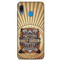 Samsung Galaxy A30 Uyumlu Kılıf Motorsiklet (5) Koruma Kabı Harley Davidson
