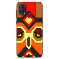 Lopard Samsung Galaxy M31 Uyumlu Kılıf Soyut Sanat (6) Desenli Silikon Kılıf