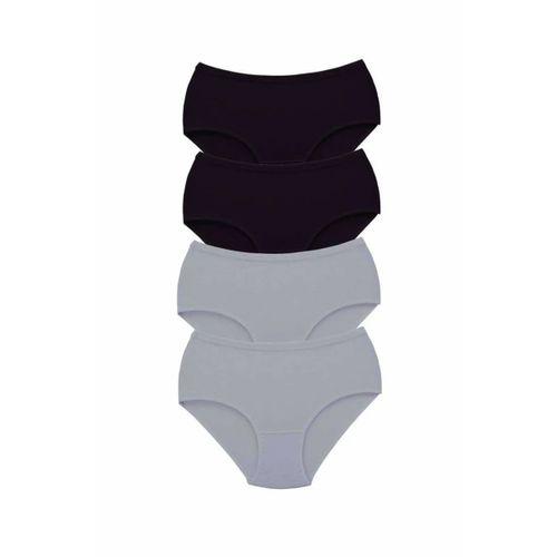 4 Adet Tutku Kadın Yüksek Bel Bato Kalın Lastik Külot S3