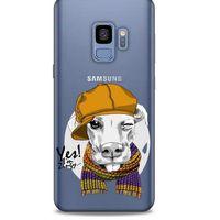 Zoologix (28) Samsung Galaxy S9 Şeffaf Kılıf Silikon Desenli