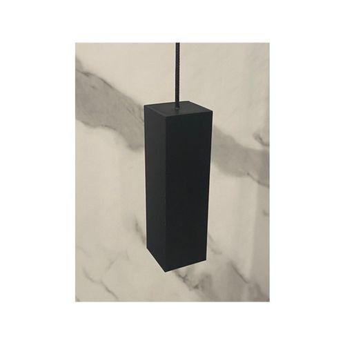 Kare Siyah Minimal Işık Çekme Kordonu Kolu (Bu ürün Sadece Plastik parçadır - Almadan Önce Soru Sorabilirsiniz)