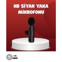 2’li Kablosuz Yaka Mikrofonu İphone İçin Profesyonel Video Ses