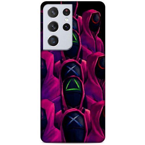 Samsung Galaxy S21 Ultra Uyumlu Kılıf Squid Game (49) Ultra Silikon Kılıf Danbi