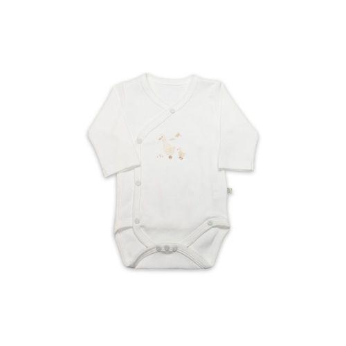 Bistyle Bistyle Kruvaze  Body Uzun Kol Welcome Baby Duck 17108 Sarı