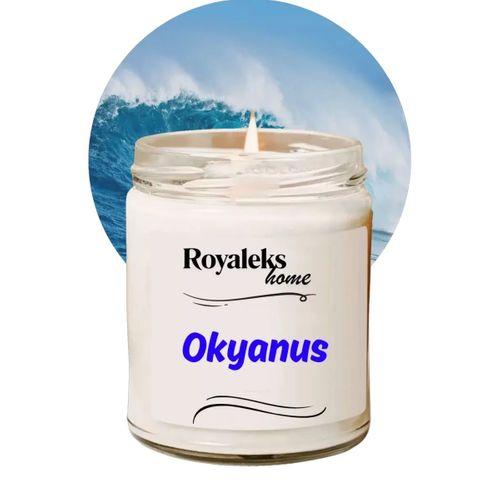 Doğal Özel Seri Kokulu Dekoratif Kavanoz Mum 210 cc - Okyanus Esansı - RYL