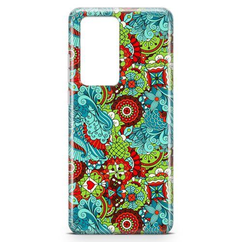 Huawei P40 Pro Kılıf Cam Motifleri Arka Kapak Koruma Desenli Full Koruyucu