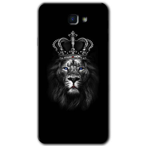 Samsung Galaxy J7 Prime Kılıf HD Desen Baskılı Arka Kapak - King Lion