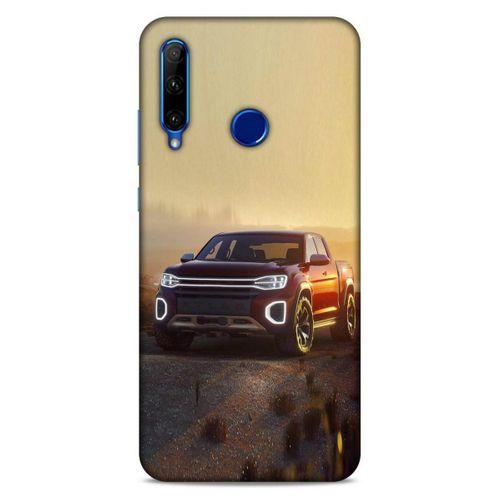 Lopard Huawei Y6P Uyumlu Kılıf PickUpX (40) Fit Silikon Kılıf Mor