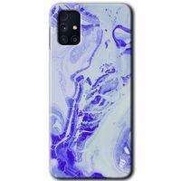 Potkal Hediye Fabrikası Samsung Galaxy M31s HD Baskılı Kılıf + 9D Tam Ekran Koruyucu - Cranny Liquid Wall