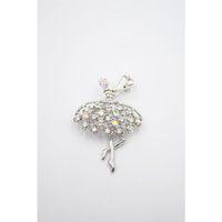 Balerin Broş - Gümüş