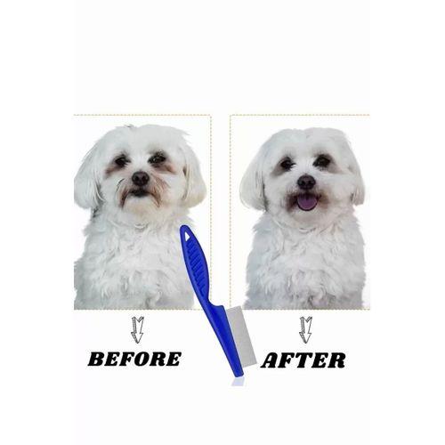 Evcil Hayvan Tarak Seti 4'lü Bit Tarağı Ked Köpek Tüyüne Uygun