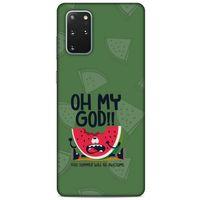 Frutix Karpuz 02 Samsung Galaxy S20 Plus Kılıf Desenli Silikon
