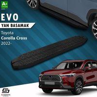 S-Dizayn Toyota Corolla Cross Evo Siyah Yan Basamak 183 Cm 2022 Üzeri