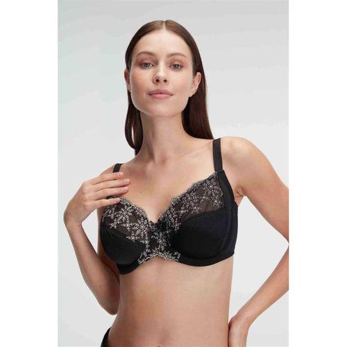 Balenli Desteksiz Dolgusuz Toparlayıcı Dantelli Küçültücü Sütyen