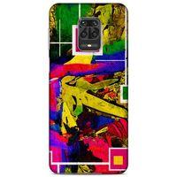 Lopard Xiaomi Redmi Note 9 Pro Uyumlu Kılıf Soyut Sanat (48) Desenli Bumper Kılıf