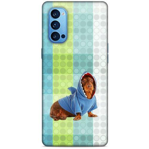 Oppo Reno 4 Pro Kılıf Köpek Kıyafetleri (43) Thin Fit Kılıf Cocker Kapişonlu Eşofman