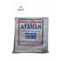 Kalın Şeffaf Atlet Poşet Küçük Boy 25x33 Cm 1 Kg (10 Paket-Takriben 1,700 Adet)