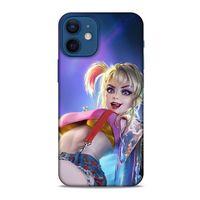 Apple iPhone 12 Mini Uyumlu Kılıf Harley Quinn (6) Silikon Kılıf Lacivert