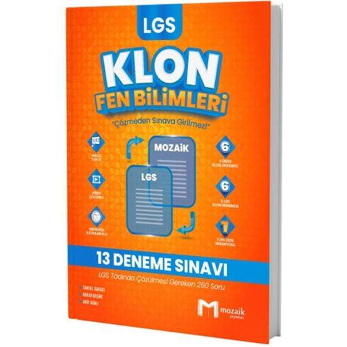 8. Sınıf LGS Fen Bilimleri Klon 13 Deneme Mozaik Yayınları