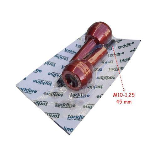 HONDA Honda Forza Egzoz Koruma Takozu Alüminyum Kırmızı 2 Li