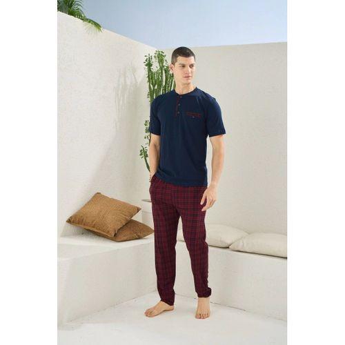 2118 Midi Yaka Pijama Takım