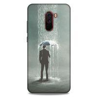 Xiaomi Pocophone F1 Kılıf Depresyon (49) Ultra Silikon Kılıf Sarı Yeşil