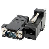 Powermaster VGA Extender RJ45 CAT5/CAT6/CAT7 Uzatıcı Çevirici (2'li Paket)