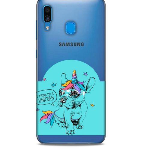 Zoologix (24) Samsung Galaxy M10 Şeffaf Kılıf Silikon Desenli