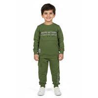 Erkek Çocuk Önü Baskılı Sweatshirt Ve Eşofman Alt Takım BGL-ST05249