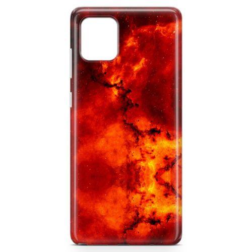 Samsung Galaxy A81 Kılıf Red Night Arka Kapak Koruma Desenli Full Koruyucu