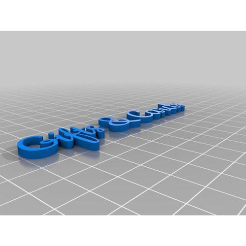 - Hediye ve Kartlar İşareti 3D Baskı (Bu ürün Sadece Plastik parçadır - Almadan Önce Soru Sorabilirsiniz)