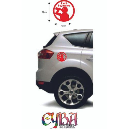 İyi Içer Benzin Deposu özel yeni sticker 12*12 Cm