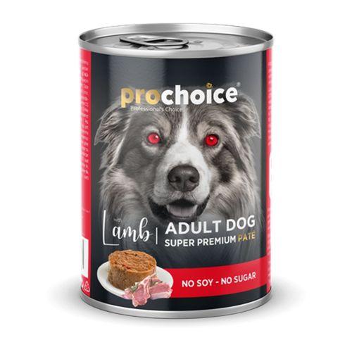 Prochoice Yetişkin Köpekler İçin, Kuzu Etli Ve Pirinçli Ezme Konserve 12x400 gr