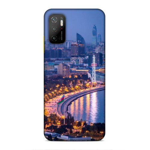 Xiaomi Poco M3 Pro Uyumlu Kılıf Azarbaijan (29) Arka Koruma Kılıfı Akşam Şehir