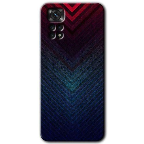 MRCİLETİSİM Xiaomi Redmi Note 11 Pro 5G Kılıf HD Desen Baskılı Arka Kapak+Temperli Cam - Abstract 4