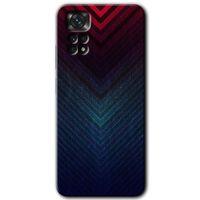 MRCİLETİSİM Xiaomi Redmi Note 11 Pro 5G Kılıf HD Desen Baskılı Arka Kapak+Temperli Cam - Abstract 4