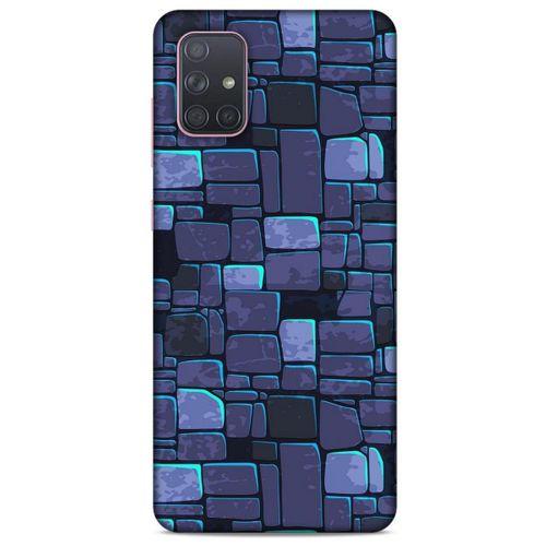 Samsung Galaxy A71 Kılıf Baskılı Özel Seri Taşlı (12) Koruyucu Silikon