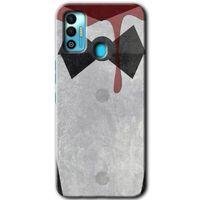 Tecno Spark 7T Kılıf HD Desen Baskılı Arka Kapak - Gentleman Blood