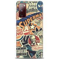 Samsung Galaxy S20 FE Kılıf HD Baskılı Kılıf - Superman + Tam Ekran Koruyucu