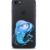 Zoologix (62) Apple Iphone 7 Şeffaf Kılıf Silikon Desenli