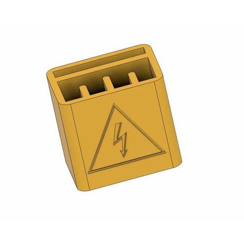 Acti9 Linergy FH Komb için Dişli Kapak 3D Baskı (Bu ürün Sadece Plastik parçadır - Almadan Önce Soru Sorabilirsiniz)