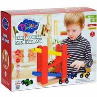 Play Wood Play Wood Ahşap Otopark 5 Araba İlaveli 382