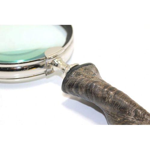 Pirinç Boynuz Saplı Büyüteç