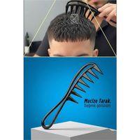 Saça Dağınık Çizgi Görünümü Veren Lüks Dalga Şekillendirici Mucize Tarak 722915