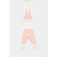 Bibaby Biorganic Bunny 3'Lü Bebek Takım 73326 Pembe