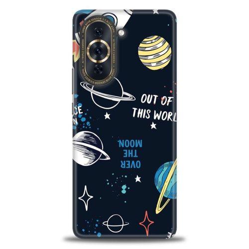 Huawei Nova 10 Kılıf HD Baskılı Kılıf - Space Fun + Tam Ekran Koruyucu