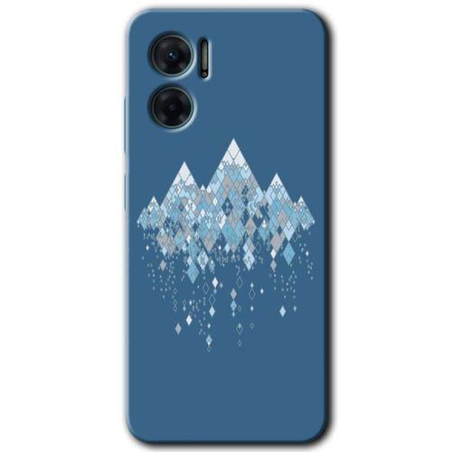 Potkal Hediye Fabrikası Xiaomi Redmi Note 11E HD Baskılı Kılıf + 9D Tam Ekran Koruyucu - İceberg