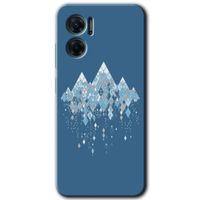 Potkal Hediye Fabrikası Xiaomi Redmi Note 11E HD Baskılı Kılıf + 9D Tam Ekran Koruyucu - İceberg
