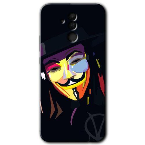 Huawei Mate 20 Lite Kılıf HD Desen Baskılı Arka Kapak - Vendetta