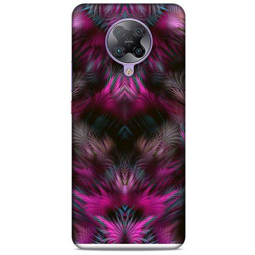 Xiaomi Poco F2 Pro Kılıf Desenli Özel Seri Tüyler (40) Fit Silikon Kılıf